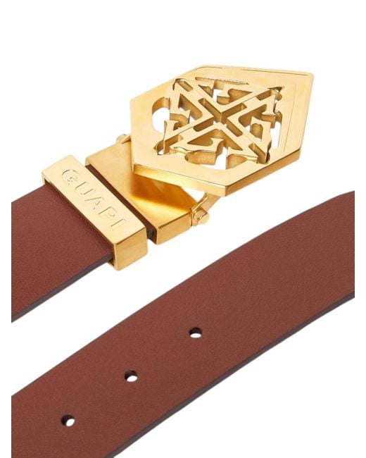 GUAPI Brown Emblem Belt for men