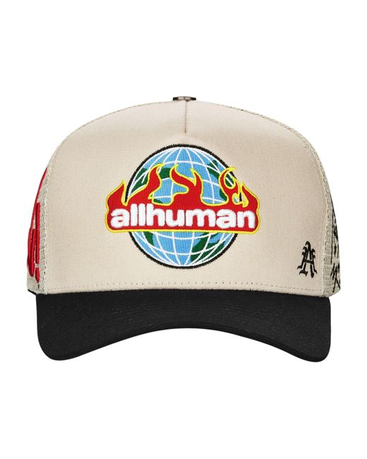 ALL HUMAN White Mansonv2 Hat for men