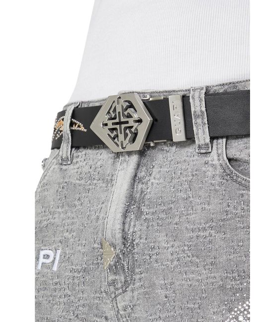 【GUAPI】LEATHER EMBLEM BELT Gold Emblem Belt – GUAPI CLOTHING FZ-LLC
