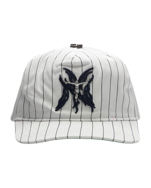 HELLSTAR Gray Ny Flame Snapback for men