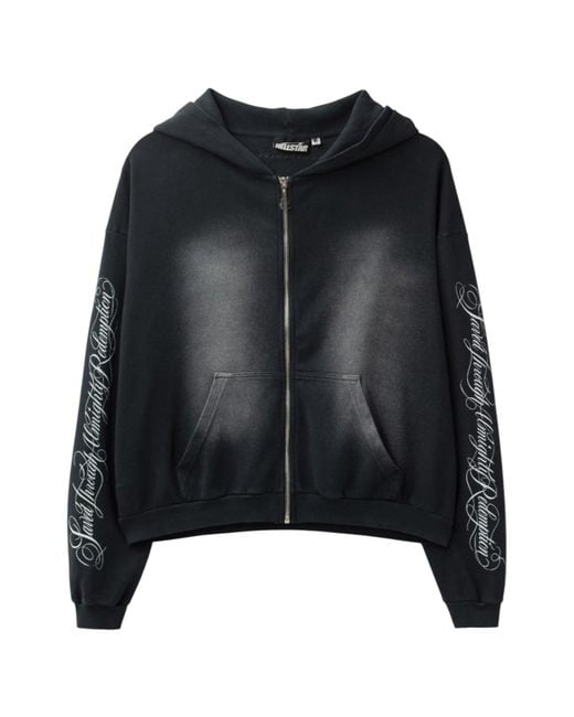 HELLSTAR Black Thermal Zip-Up for men