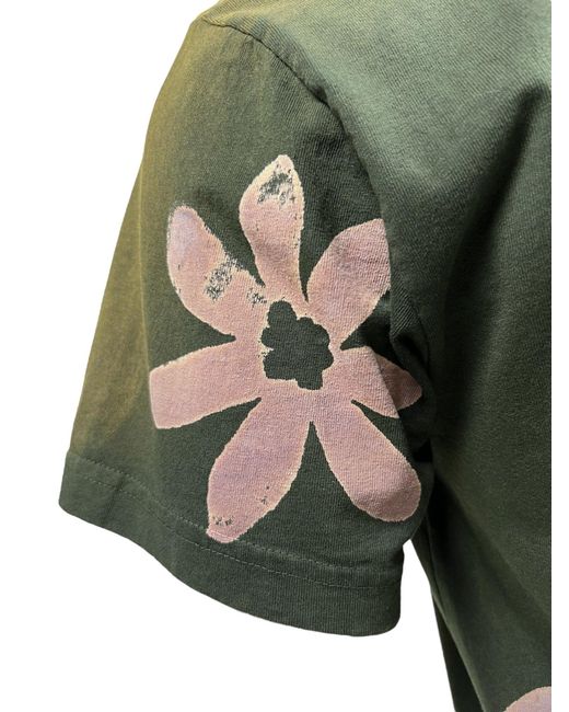 Alchemist Green Block Print S/S Tee Moss for men