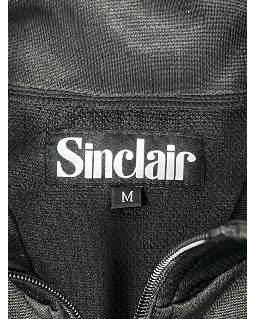 Sinclair Black Smt190 Tech Logo Track Jacket for men
