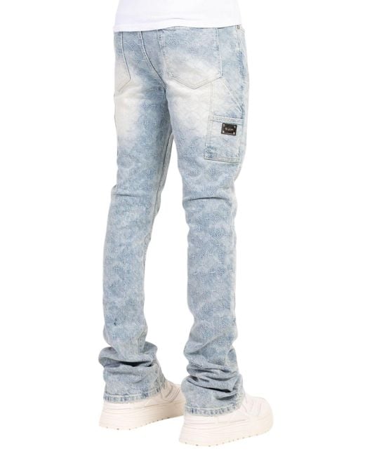 GUAPI Blue Aqua Sashiko Denim for men