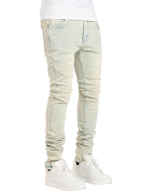 GUAPI White Vintage Basics Regular Denim for men