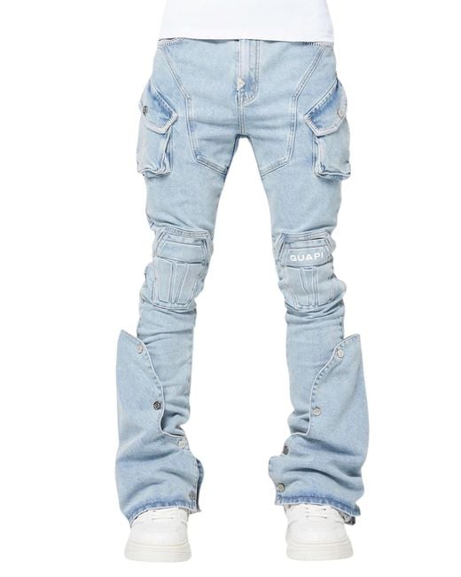 GUAPI Blue Aqua Coffin Arc Denim for men