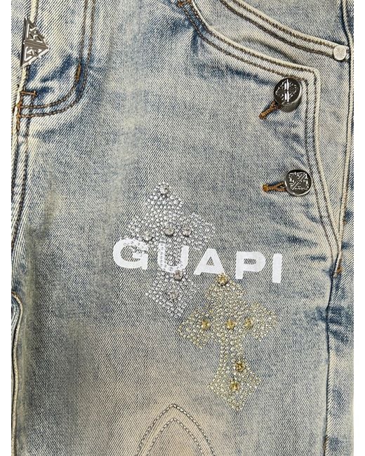 GUAPI Faded Cross Denim V2 Jeans in Gray for Men | Lyst