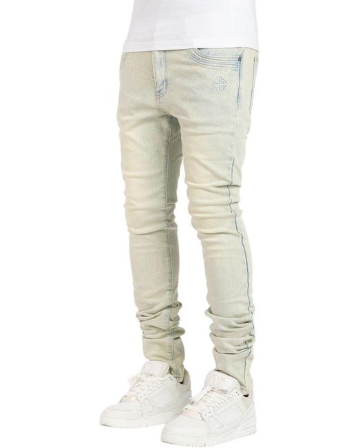 GUAPI White Vintage Basics Regular Denim for men