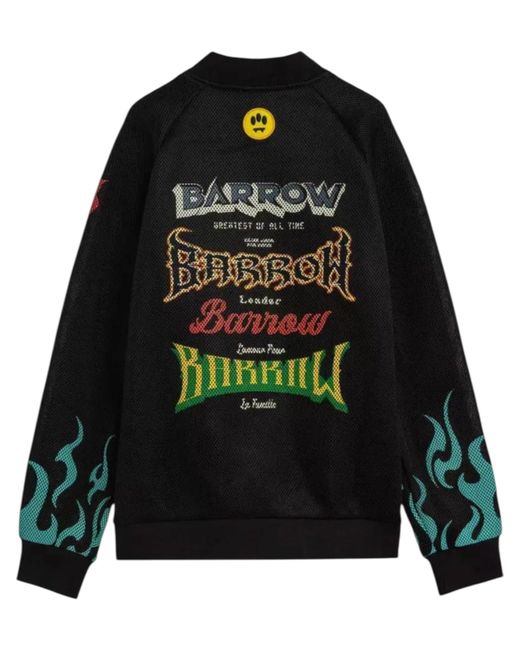 Barrow Black S6Bwuabo026 Mesh/Nylon Jacket for men