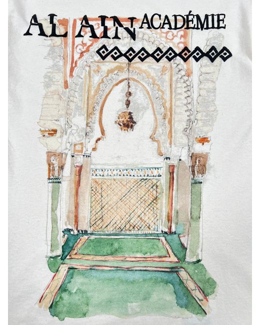 Al Ain White Amhx-S821 Makan T-Shirt for men