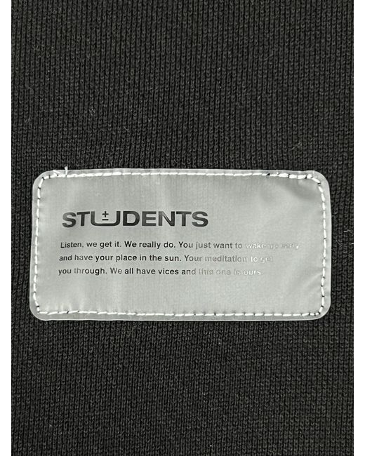 STUDENTS Black Estudiantes Pullover Hood Blk for men