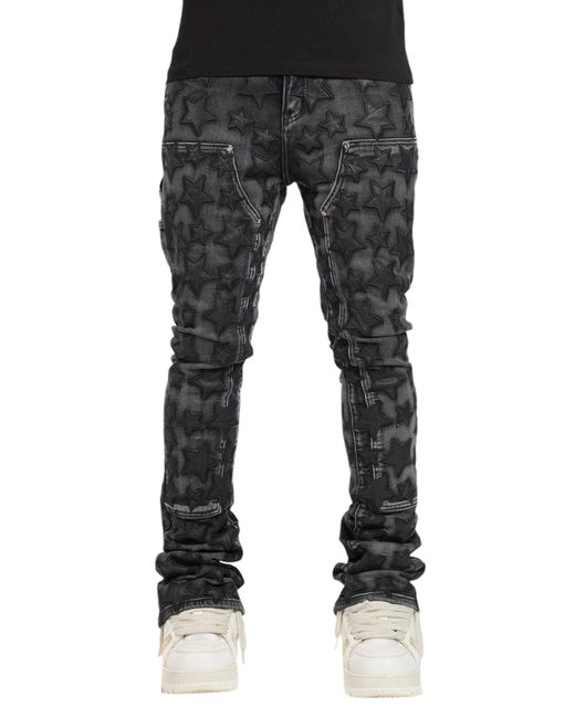 GUAPI Black Obsidian Stars Denim for men
