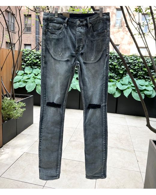 Ksubi Gray Chitch Hypnotize Trashed Denim for men