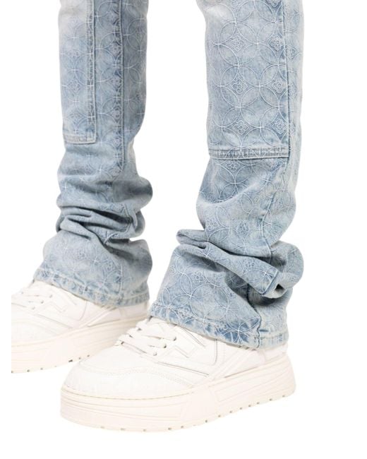 GUAPI Blue Aqua Sashiko Denim for men