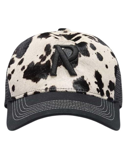 Represent Gray Mlm100650 Cow Hide Print Cap/Jet for men