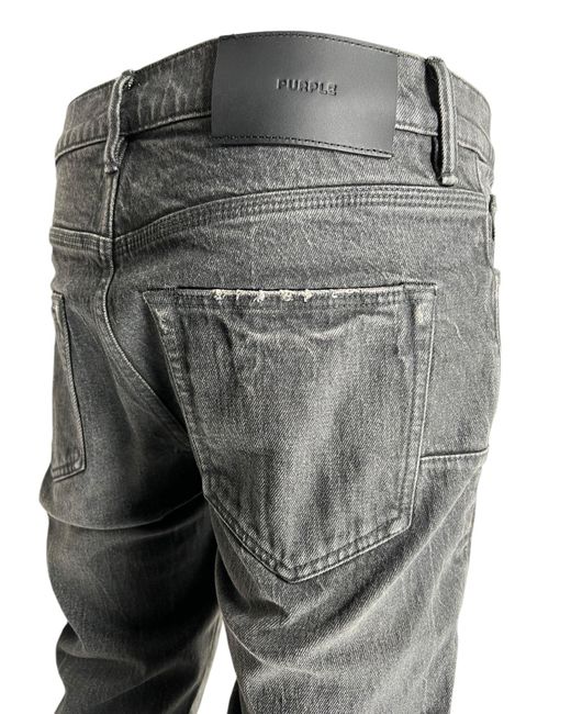 Purple Brand Blue P072-Ssvb Super Stack Flare Coated for men