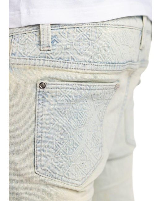 GUAPI White Vintage Basics Regular Denim for men
