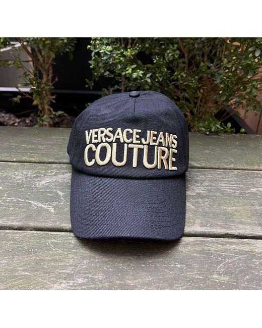Versace Black E71Gazk10-Ezg010-Eg89 Baseball Cap for men