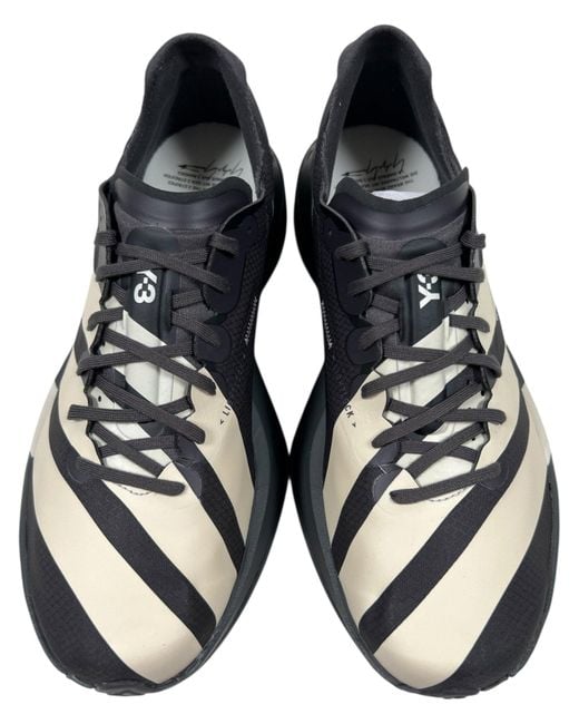Y-3 by adidas Ki6876 Y-3 Adios Pro 4 Uti Blk/Owhite in Black for