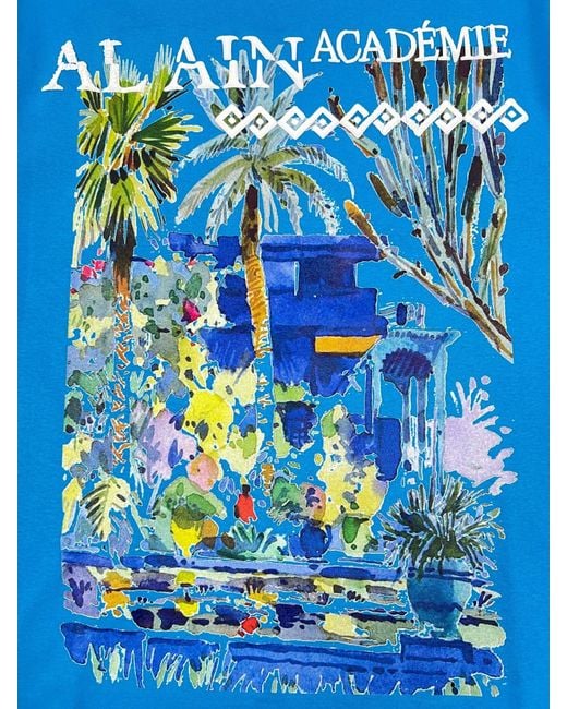 Al Ain Blue Amhx-S818 Majorelle T-Shirt for men