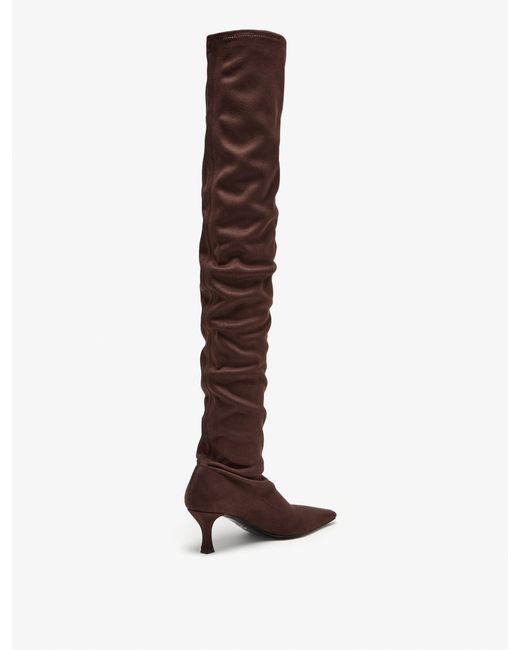 Proenza Schouler Brown Trap Over The Knee Boots