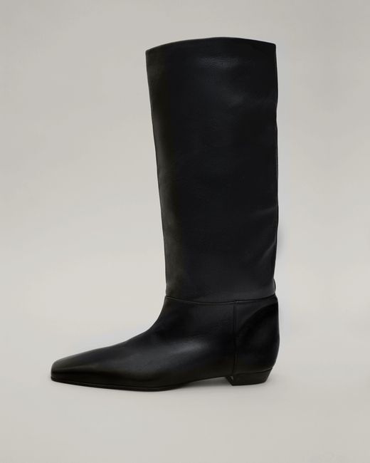 Proenza Schouler Black Trap Flat Boot