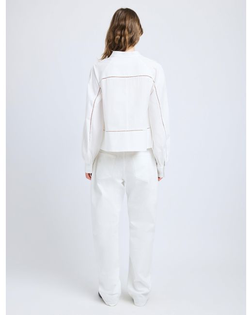 Proenza Schouler White Grayson Top