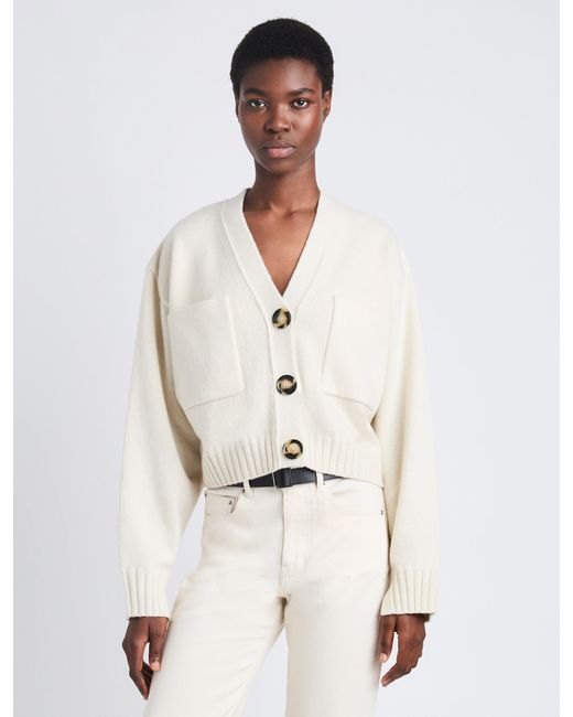 Proenza Schouler White Sofia Cardigan