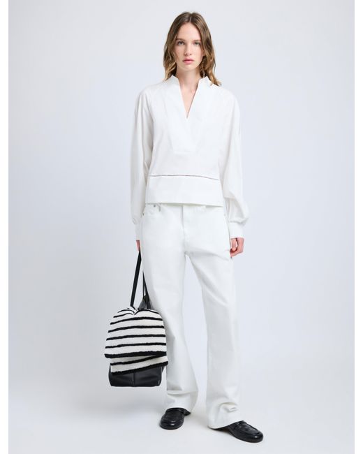 Proenza Schouler White Grayson Top