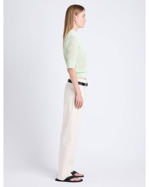 Proenza Schouler Green Nicola Knit Sweater