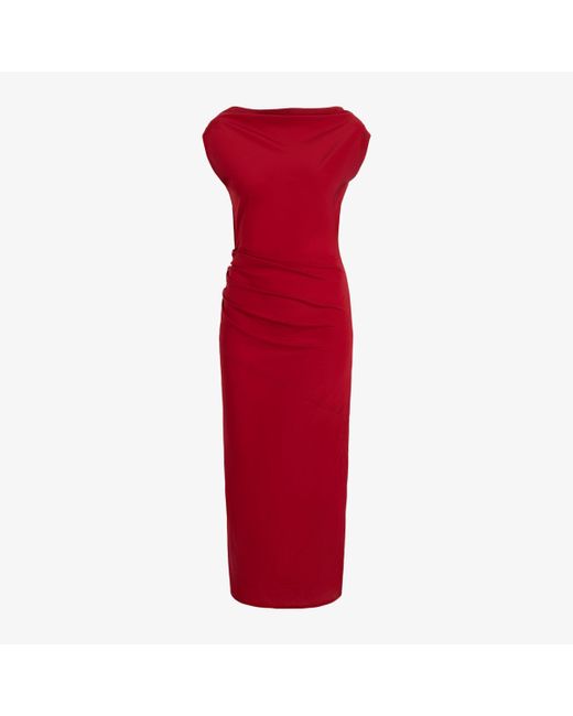 Proenza Schouler Red Tasa Dress