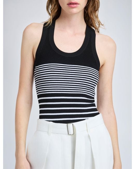 Proenza Schouler Black Roberts Top