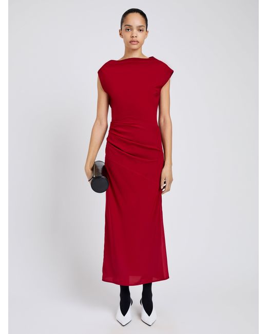 Proenza Schouler Red Tasa Dress