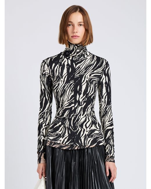 Proenza Schouler Black Audrey Top