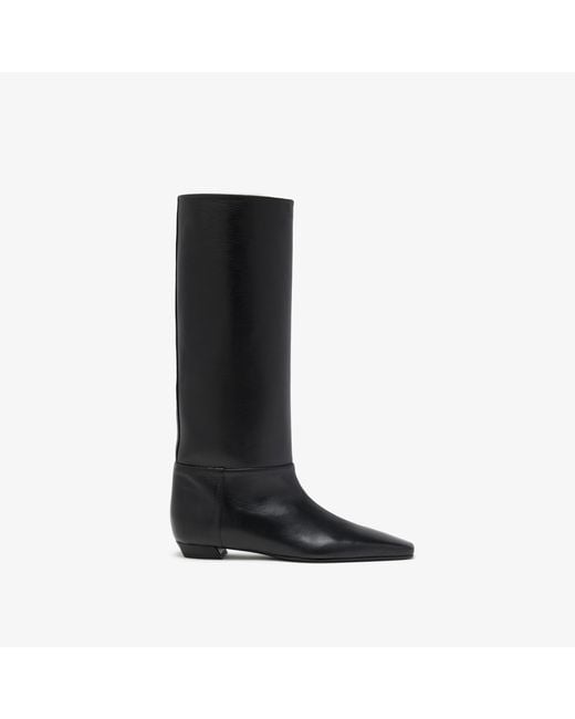 Proenza Schouler Black Trap Flat Boot
