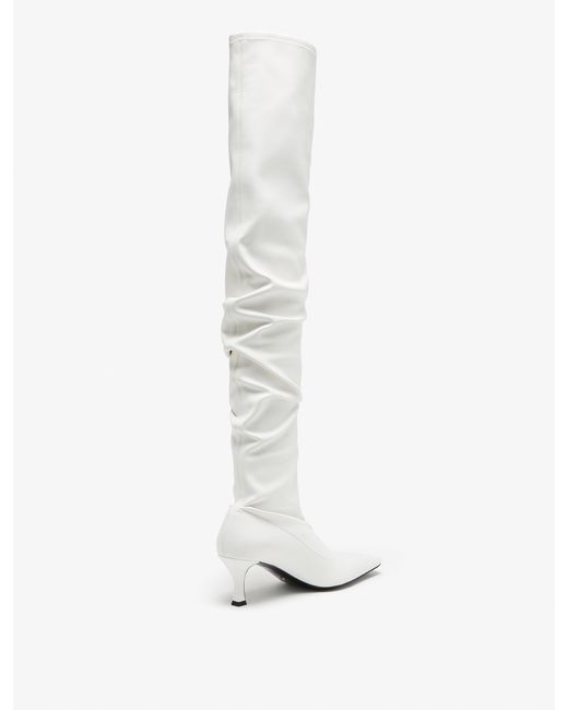 Proenza Schouler White Trap Over The Knee Boots