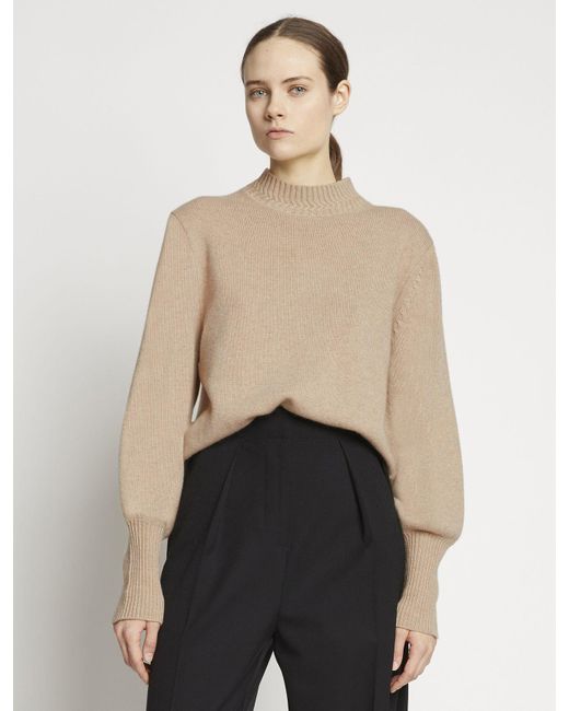 Balloon sleeve hotsell cashmere sweater