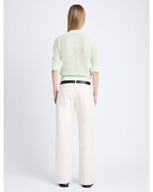 Proenza Schouler Green Nicola Knit Sweater