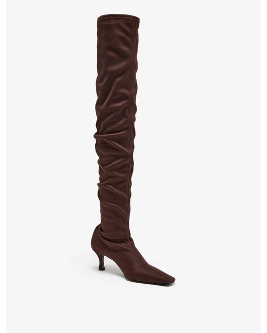 Proenza Schouler Brown Trap Over The Knee Boots