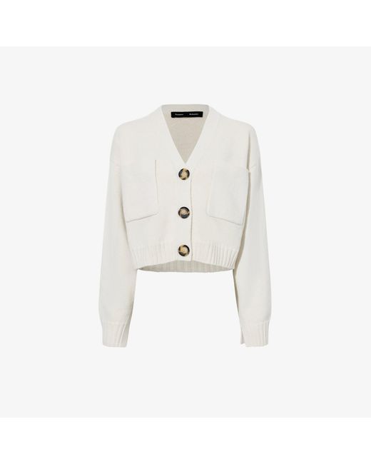 Proenza Schouler White Sofia Cardigan