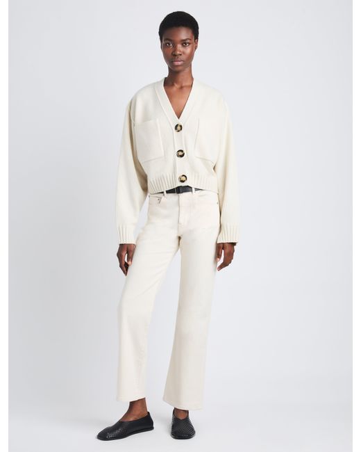 Proenza Schouler White Sofia Cardigan