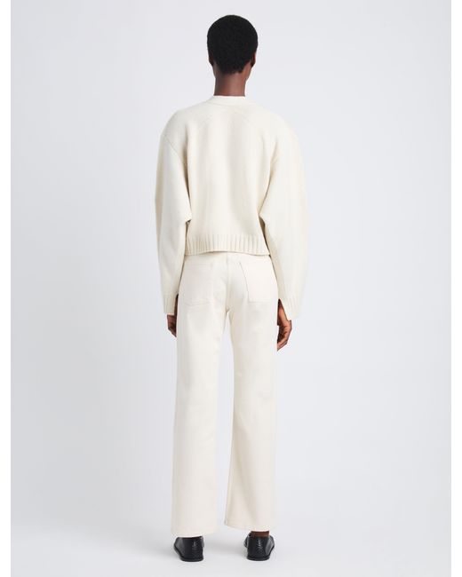 Proenza Schouler White Sofia Cardigan