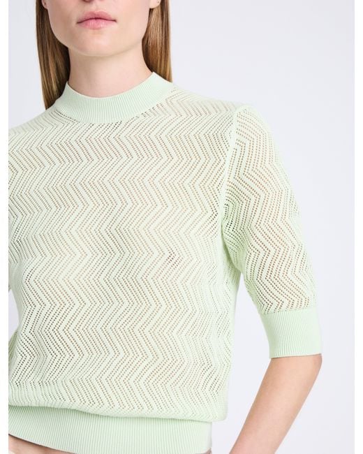 Proenza Schouler Green Nicola Knit Sweater