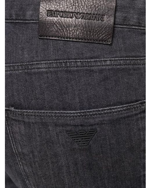 Emporio Armani J06 Slim-fit, Twill-melange Jeans In Comfort Denim in Blue  for Men | Lyst