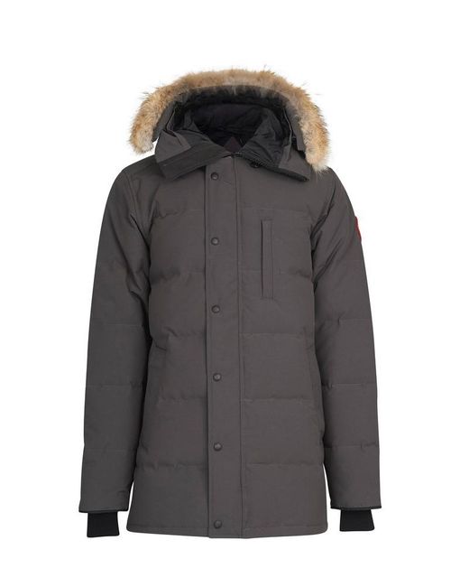 Canada Goose Carson Logo Patch Puffer Jacket in Gray for Men | Lyst
