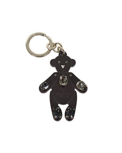 Gucci Grey Plexiglass Crystals Teddy 