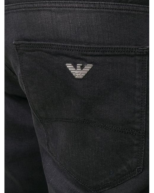 Emporio Armani Denim J06 Slim-fit Jeans in Grey (Gray) for Men | Lyst