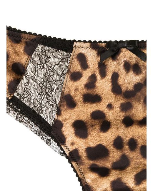 Dolce & Gabbana leopard-print Trim Belted Bathrobe - Farfetch
