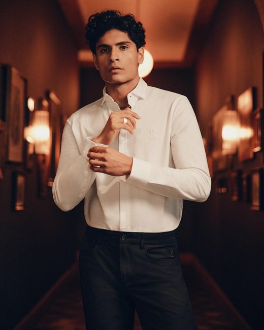 Psycho Bunny White Arthur Jersey Shirt for men