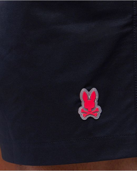 Psycho Bunny Blue Malta Hydrochromic Swim Trunk for men